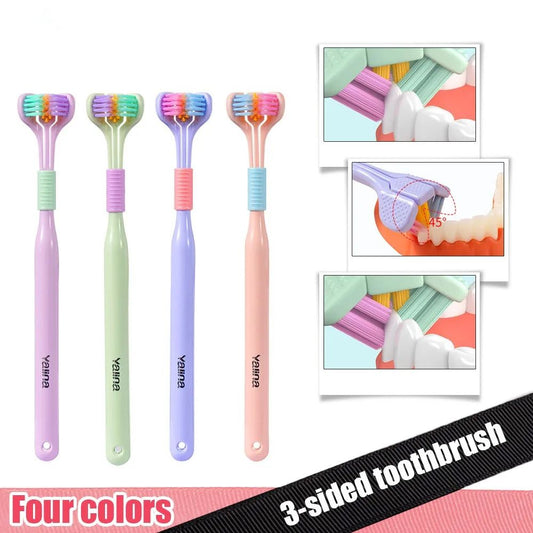 360° 3-in-1 Toothbrush Soft High Quality ,PBT Bristle Teeth brushes