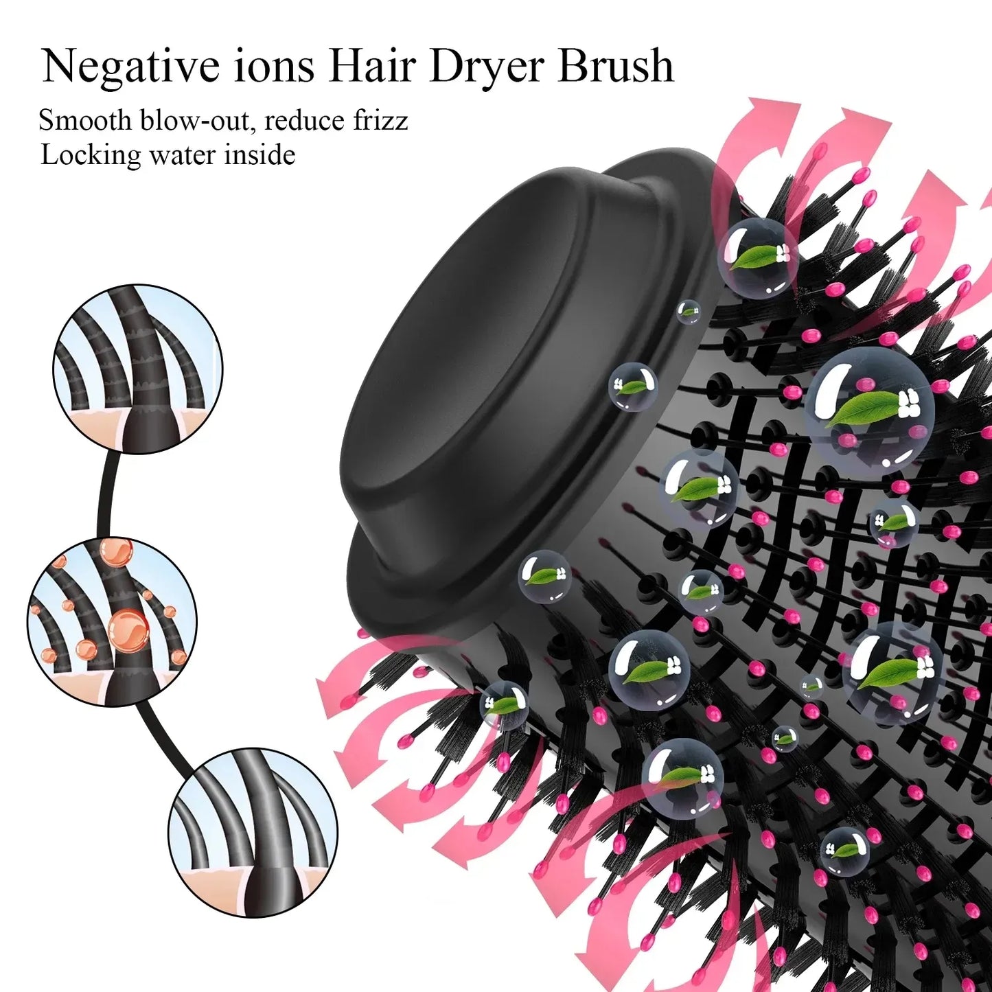3-in-1 Hair Dryer and Volumizer / Hot Air Brush
