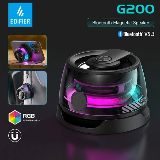 G200 Magnetic Suction Ultra Portable LED Speaker
