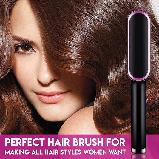 Ionic Straightening Brush: 2-in-1 Innovation